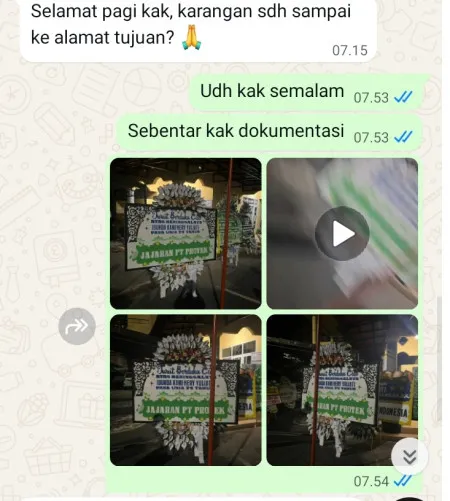 Pengiriman Papan Bunga Selamat Stasiun Pasar Senen
