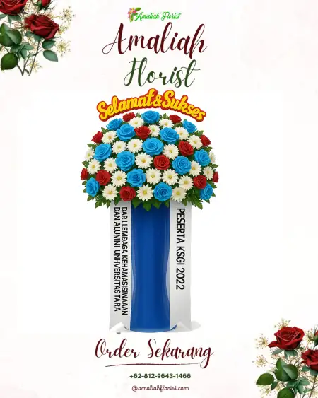 Standing Flowers Stasiun Pasar Senen